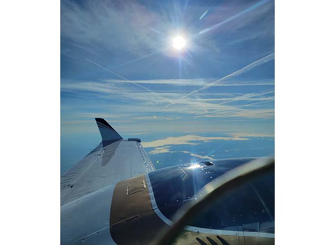Beautiful day for a flight to our office in Savannah GA